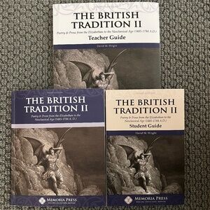 The British Tradition II - Memorial Press - book, student and teacher guides